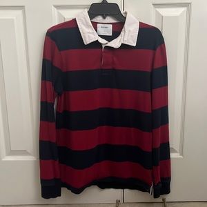 Red and Navy Rugby Shirt